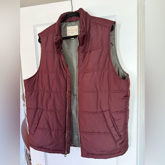 Original Weatherproof Vintage Burgundy Vest - Picture 2 of 5